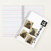 "Even a Cat's Paws" Japanese Cat Art ノートブック (内側)