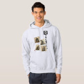 "Even a Cat's Paws" Japanese Cat Art  パーカ (正面フル)