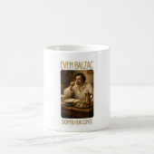Even Balzac Stopped for Coffee Mug コーヒーマグカップ (中央)
