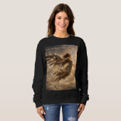 Even Broken Wings Can Soar – Inspirational Angel D スウェットシャツ (正面フル)