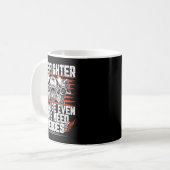 Even Cops Need Heroes Fireman Gift Proud Firefight コーヒーマグカップ (正面左)