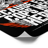 Even Cops Need Heroes Fireman Gift Proud Firefight ポスター (角)