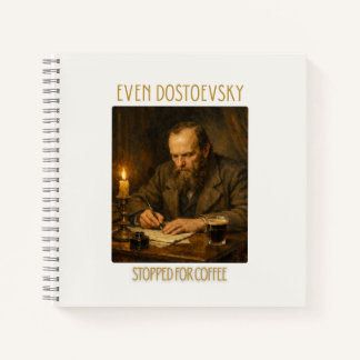 Even Dostoevsky Stopped for Coffee | Notebook ノートブック