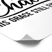 Even In Chaos His Grace Still Finds Me Christian  ポスター (角)