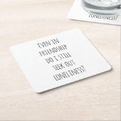 Even In Friendship紙コースター スクエアペーパーコースター (アングル)