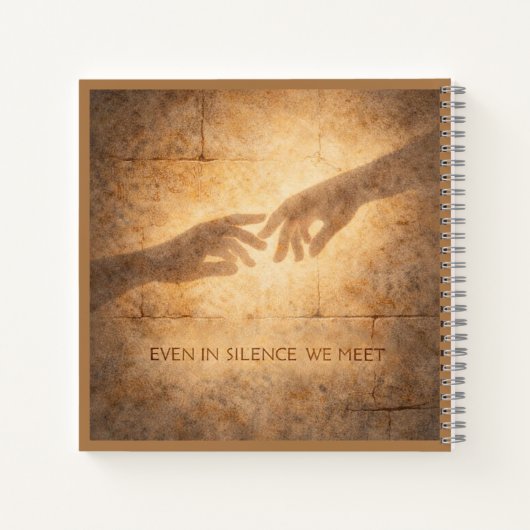Even in Silence We Meet – Romantic Minimal  ノートブック (裏面)