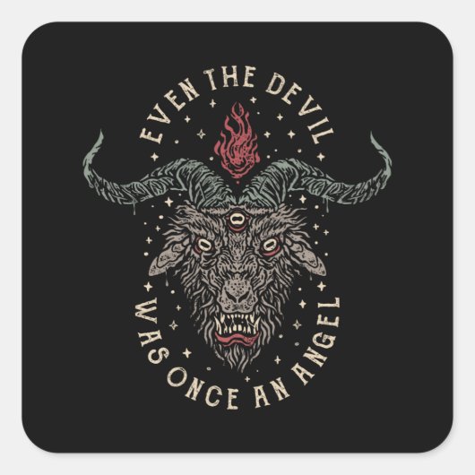 Even The Devil Was Once an Angel スクエアシール (正面)