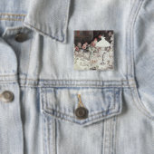 Eveningのランプのまわり、1900年(w/c紙で) 缶バッジ (インサイチュ)