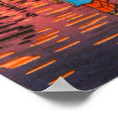 Evening at Ushigome Tsuchiya Koitsu 1939  ポスター (角)