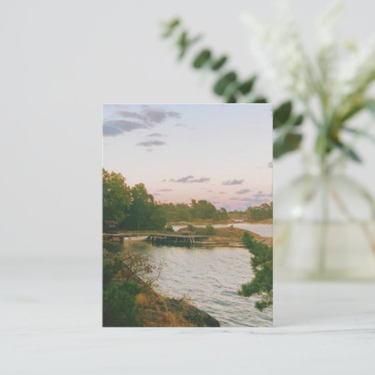 Evening in the swedish archipelago シーズンポストカード (スタンド正面)