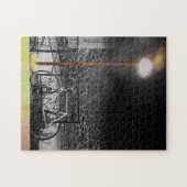 Evening Light on Bicycle Photograph ジグソーパズル (横)