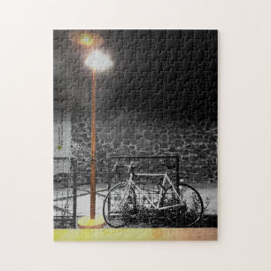 Evening Light on Bicycle Photograph ジグソーパズル