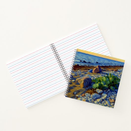 Evening light on the coast of Vormsi ノートブック (内部)