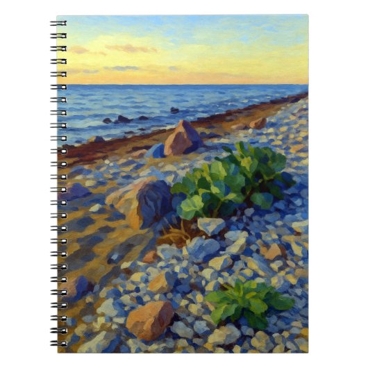 Evening light on the coast of Vormsi ノートブック (正面)