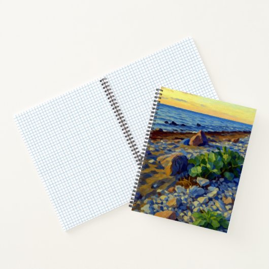 Evening light on the coast of Vormsi ノートブック (内部)