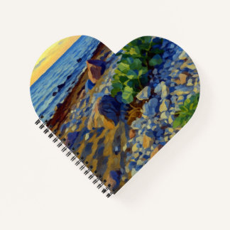 Evening light on the coast of Vormsi ノートブック