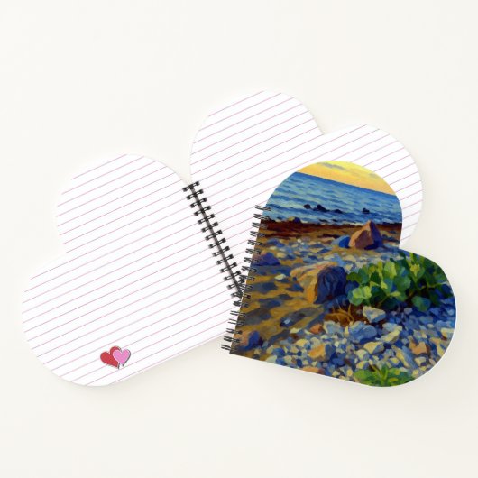 Evening light on the coast of Vormsi ノートブック (内部)