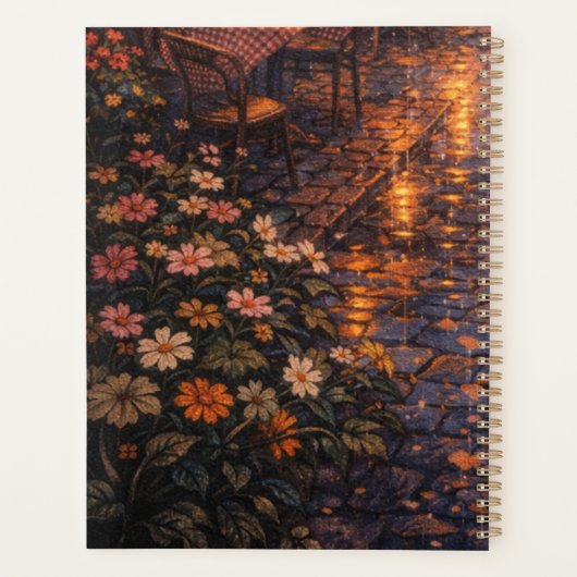 Evening Paris Reflections Planner プランナー手帳 (裏面)