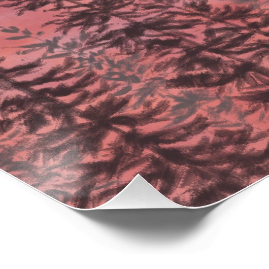 Evening red sky ポスター (コーナー)