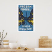 Evening Sale for Workers - Matchbox Print ポスター (キッチン)