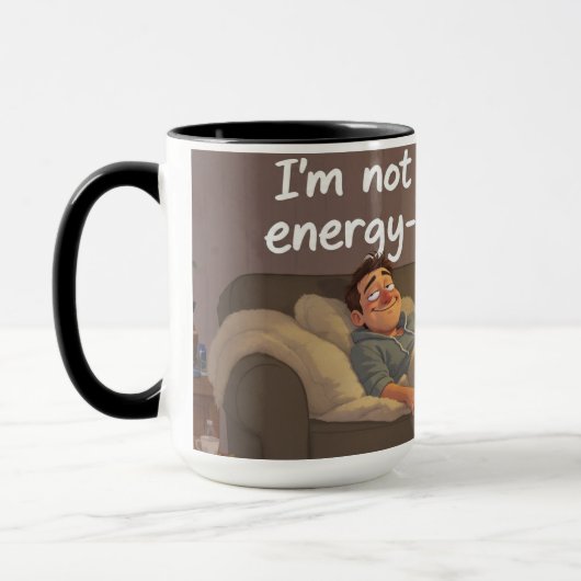 Evening Scroll – Cozy Relatable Mug マグカップ (左)
