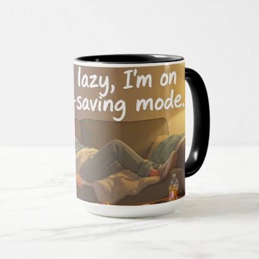 Evening Scroll – Cozy Relatable Mug マグカップ (正面右)