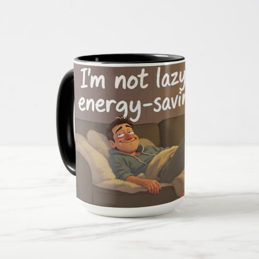 Evening Scroll – Cozy Relatable Mug マグカップ (正面左)