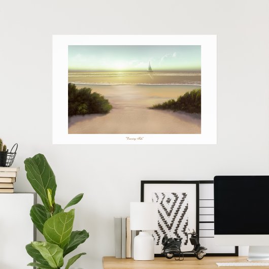 EVENING  TIDE  PRINT ポスター (ホームオフィス)