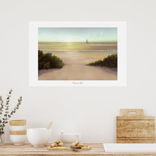 EVENING  TIDE  PRINT ポスター (キッチン)