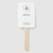 Event Branding | Auction Paddle Modern Logo ハンドファン (裏面)