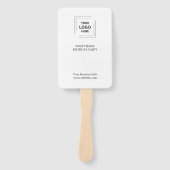 Event Branding | Auction Paddle Modern Logo ハンドファン (正面)