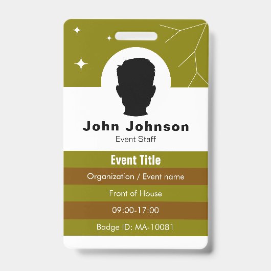 Event Coordinator バッジ (正面)