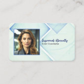 Event Coordinator Square Business Photo QR Code  名刺 (正面)