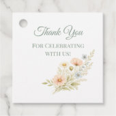 Event Guest Wildflower Garden Thank You フェイバータグ (正面)
