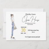 Event Invitation for open house or other 招待状 (正面)