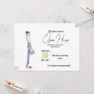 Event Invitation for open house or other 招待状