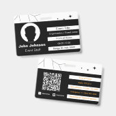 Event Staff バッジ (正面＆裏面)