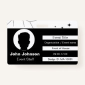 Event Staff バッジ (正面)