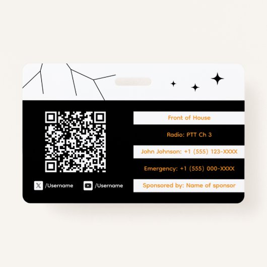 Event Staff バッジ (裏面)