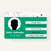 Event Staff バッジ (正面)