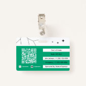 Event Staff バッジ (裏面クリップ)