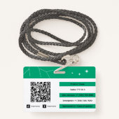 Event Staff バッジ (裏面ランヤード)