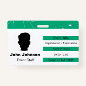 Event Staff バッジ (正面)