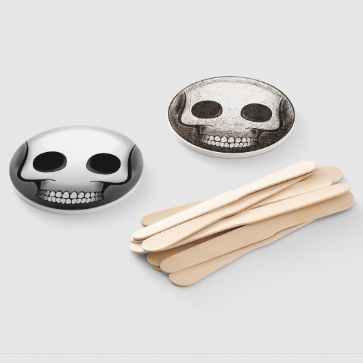 Éventail Skullmoji ハンドファン (組立なし)