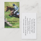 Eventerのクロス・カントリーの跳躍 名刺 (正面/裏面)