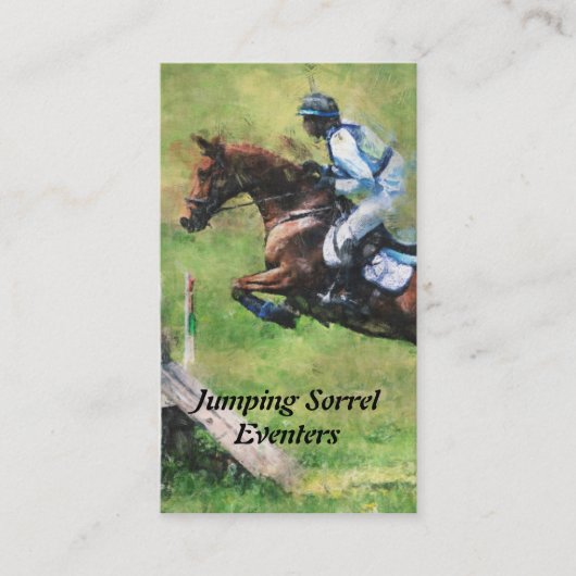 Eventerのクロス・カントリーの跳躍 名刺 (正面)