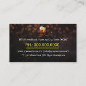 Events Professional Barman 名刺 (裏面)