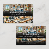 EventSphere Virtual Business Card Connectのスタイル 名刺 (正面/裏面)