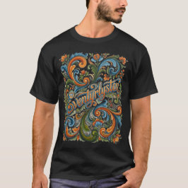 Eventyrlysten: Norwegian Rosemaling Folk Art Class Tシャツ
