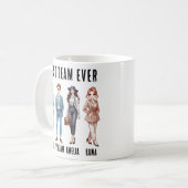 Ever 最高の Collaboration – チームへの応援最高の コーヒーマグカップ (正面左)